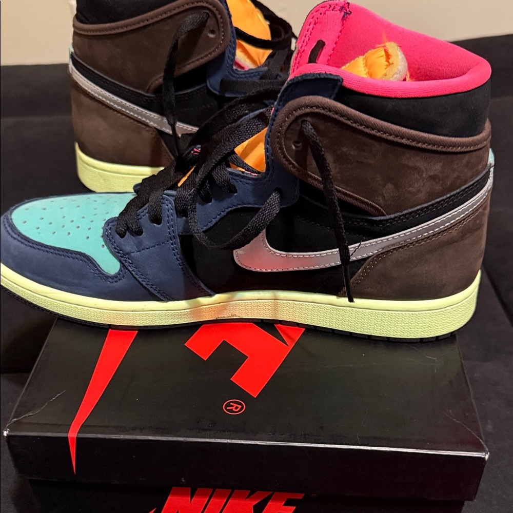 Jordan Multicolor High-Top Sneakers Tokyo Bio Hack. - Picture 5 of 11